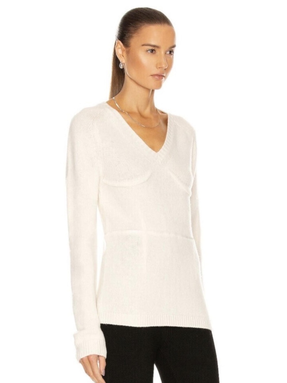 Helmut Lang 100% Wool Body Mapping Sweater